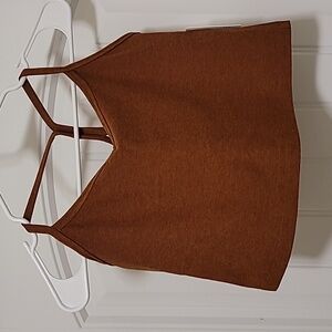 Beyond Yoga Women's Spacedye Slim Racerback Cropped Tank In Clove Heather